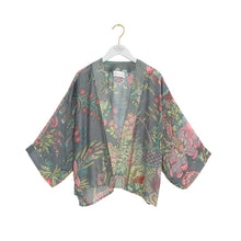 Load image into Gallery viewer, Boho garden kimono - grey
