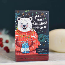 Load image into Gallery viewer, Christmas character soap - penguin
