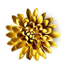 Load image into Gallery viewer, Ceramic flower - yellow chrysanthemum
