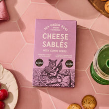 Load image into Gallery viewer, Cheese sables - nigella seeds &amp; chive
