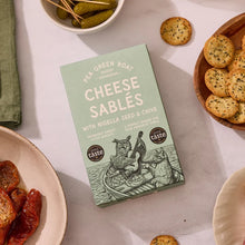 Load image into Gallery viewer, Cheese sables - nigella seeds &amp; chive
