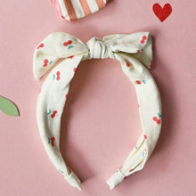 Load image into Gallery viewer, Cherry tie headband
