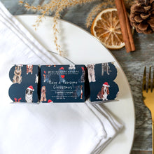 Load image into Gallery viewer, Christmas dogs boxed mini soaps - cracker
