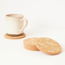 Load image into Gallery viewer, Cork coaster - olive &amp; pip - green
