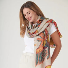 Load image into Gallery viewer, Crane scarf - stone
