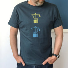 Load image into Gallery viewer, Double espresso t-shirt - majorelle blue
