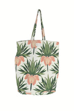 Load image into Gallery viewer, Deco bud canvas bag - ivory
