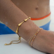 Load image into Gallery viewer, Drop link slider bracelet - gold
