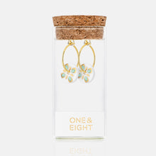 Load image into Gallery viewer, Mint mosaic earrings
