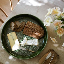 Load image into Gallery viewer, Enamel round platter - forest
