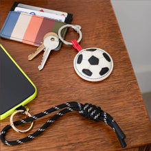 Load image into Gallery viewer, Football keyring
