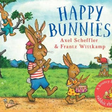 Load image into Gallery viewer, Happy bunnies (board) book
