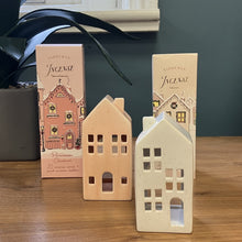 Load image into Gallery viewer, Ceramic village incense holders with 30 cones
