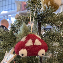Load image into Gallery viewer, Christmas decoration - small red car with tree
