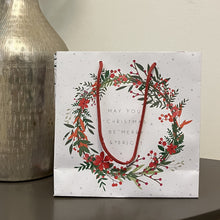 Load image into Gallery viewer, Garland wreath - medium gift bag
