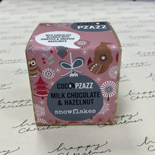 Load image into Gallery viewer, Dark chocolate &amp; raspberry snowflakes
