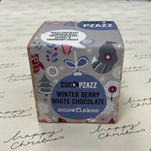 Load image into Gallery viewer, Winter berry white snowflakes
