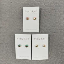 Load image into Gallery viewer, Ceramic flower stud earrings
