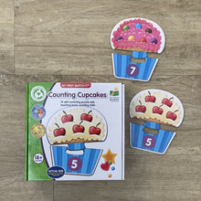 Load image into Gallery viewer, My first match it! Counting cupcakes
