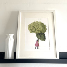 Load image into Gallery viewer, Hydrangea Annabelle mounted print
