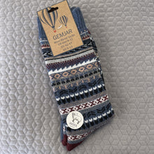 Load image into Gallery viewer, Wool blend socks - multi-coloured
