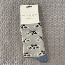 Load image into Gallery viewer, Cycling socks - silver
