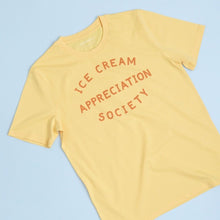 Load image into Gallery viewer, Ice cream appreciation society adults t-shirt
