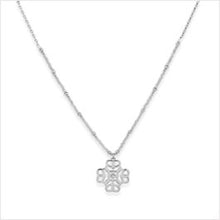 Load image into Gallery viewer, Icon beaded necklace - gold or silver
