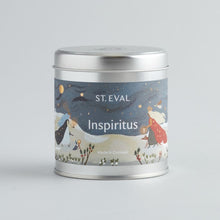 Load image into Gallery viewer, Orange &amp; cinnamon scented tin candle
