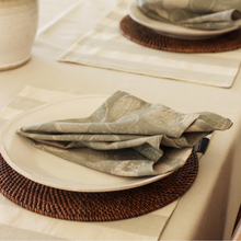 Load image into Gallery viewer, Lemon marmalade napkins - sage green
