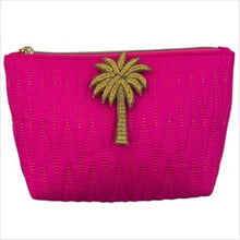 Load image into Gallery viewer, Tribeca make-up bag - bright pink
