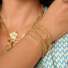 Load image into Gallery viewer, Marisol gold beaded friendship bracelet
