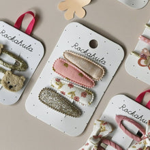 Load image into Gallery viewer, Elsie fabric clip set
