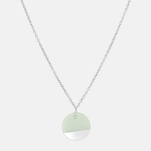 Load image into Gallery viewer, Mint silver dipped necklace
