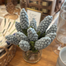 Load image into Gallery viewer, Felt pearl hyacinth dec - light blue
