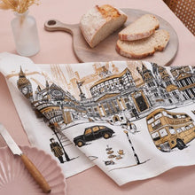 Load image into Gallery viewer, Quintessentially London tea towel

