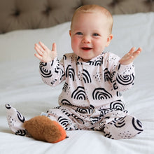 Load image into Gallery viewer, Milky rainbow sleepsuit
