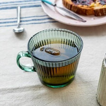 Load image into Gallery viewer, Retro ribbed drinking glass
