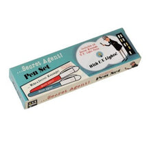 Load image into Gallery viewer, Secret agent invisible ink spy pens
