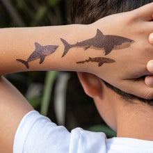 Load image into Gallery viewer, Temporary tattoos - shark
