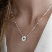 Load image into Gallery viewer, Silver sorrel necklace
