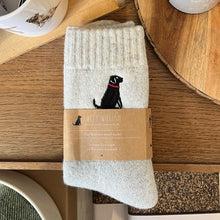 Load image into Gallery viewer, Dog walker socks - black labrador
