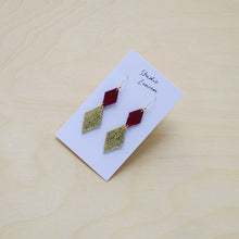 Load image into Gallery viewer, Sofie dangle suede earrings - various colours
