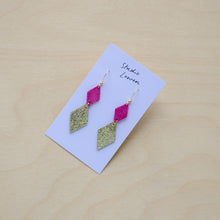 Load image into Gallery viewer, Sofie dangle suede earrings - various colours
