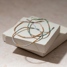 Load image into Gallery viewer, Sol &amp; Sea slider bracelet - blue
