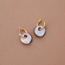 Load image into Gallery viewer, Surround hoop earrings - various colours
