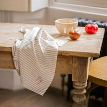 Load image into Gallery viewer, Kitchen garden tea towel - carrot
