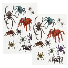 Load image into Gallery viewer, Temporary tattoos - spiders
