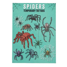 Load image into Gallery viewer, Temporary tattoos - spiders
