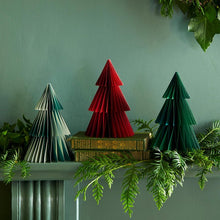 Load image into Gallery viewer, Xmas tree paper decs - 3 pack
